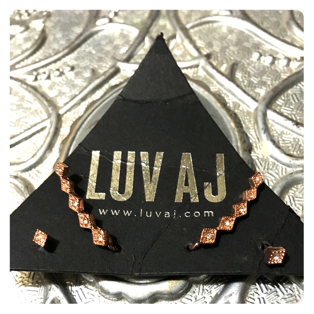 LUV AJ EARRINGS NEVER WORN